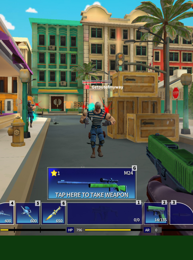 Play Muscle Gun IO Unblocked Game online